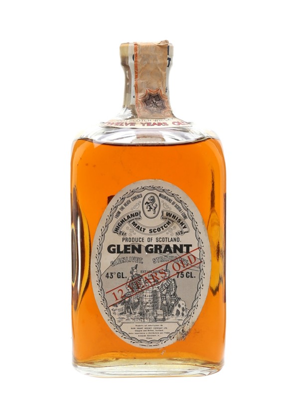 Glen Grant 12 Year Old Bottled 1970s Cork Stopper
