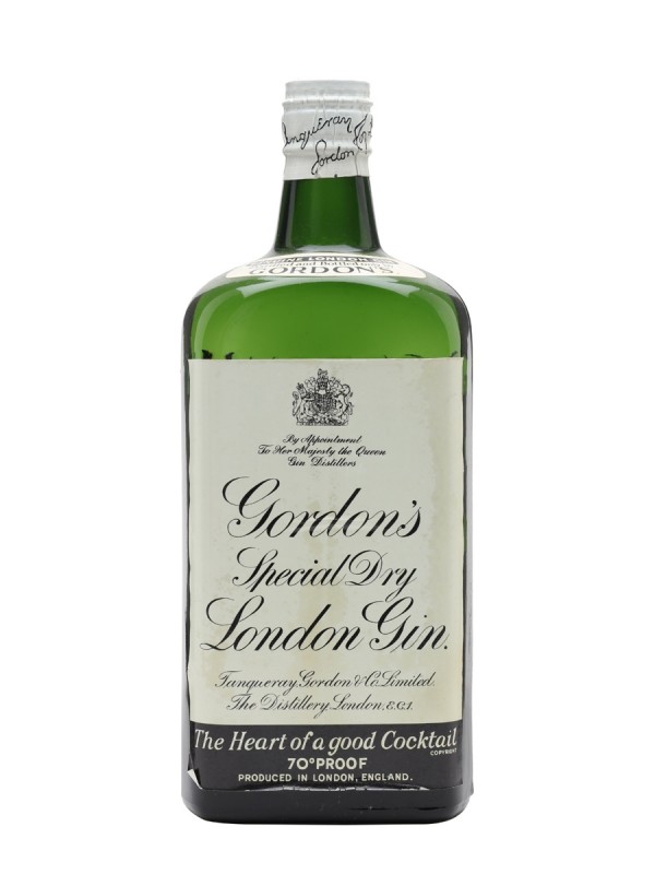 Gordon's London Dry Gin / Bottled 1950s / Spring Cap