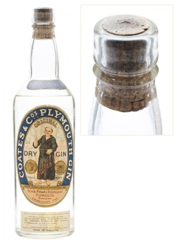 Plymouth Gin Coates Co. Bottled 1930s