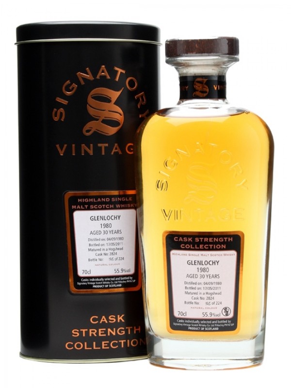 Glenlochy 1980 30 Year Old Cask #2824 Signatory Cask Strength Collection