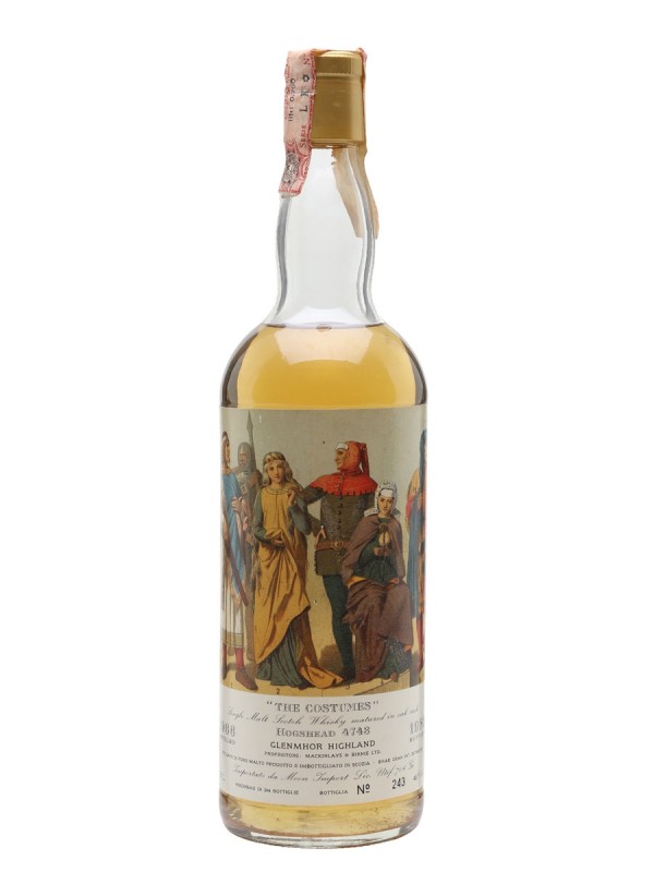 Glen Mhor 1966 The Costumes Cask #4743 Bottled 1988 Moon Import