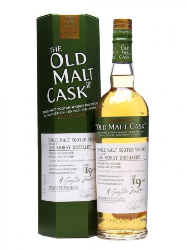 Glen Moray 1991 19 Year Old Old Malt Cask #6637 Douglas Laing