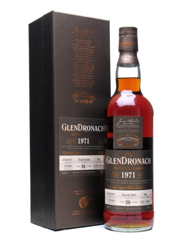 Glendronach 1971 38 Year Old Oloroso Sherry Butt