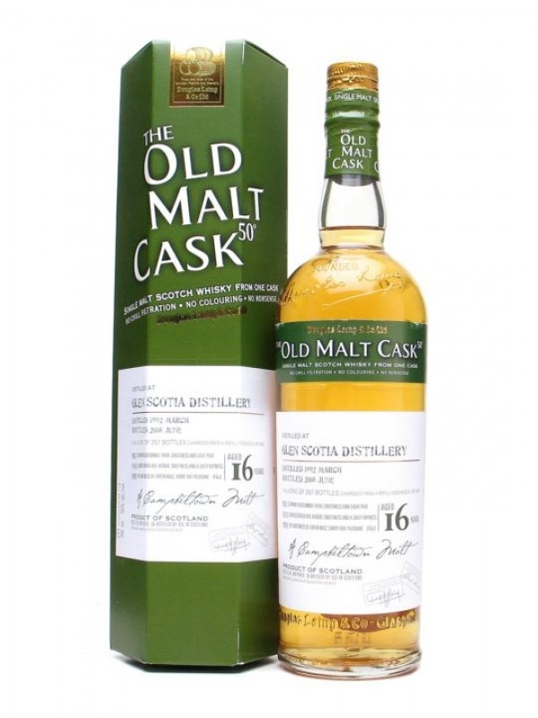 Glen Scotia 1992 16 Year Old Cask #4436 Douglas Laing Old Malt Cask