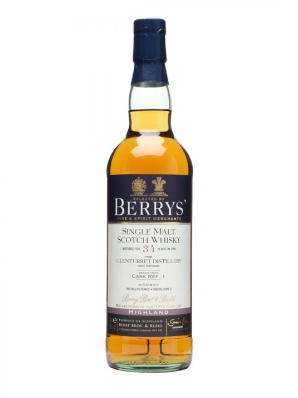 Glenturret 34 Year Old Cask #1 Berry Bros & Rudd