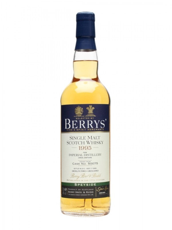 Imperial 1995 17 Year Old Cask #50075 Berry Bros & Rudd