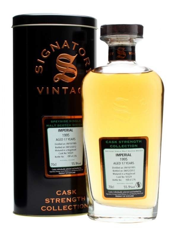 Imperial 1995 17 Year Old Cask #50329 Signatory Cask Strength Collection