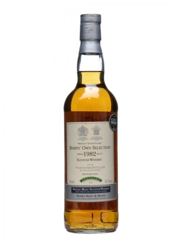 Inchgower 1982 Bottled 2010 Cask #6968 Berry Bros & Rudd