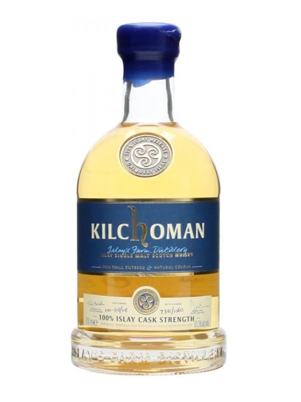 Kilchoman 100% Islay Cask Strength Inaugural Release