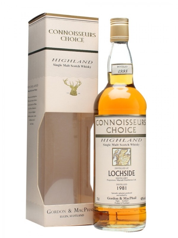 Lochside 1981 Bottled 1998 Connoisseurs Choice Gordon & Macphail