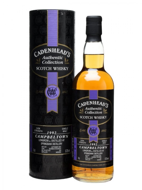Longrow 1992 9 Year Old Cadenhead's