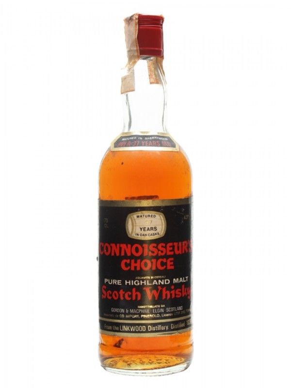 Linkwood 1939 37 Year Old Sherrywood Connoisseurs Choice Gordon & Macphail
