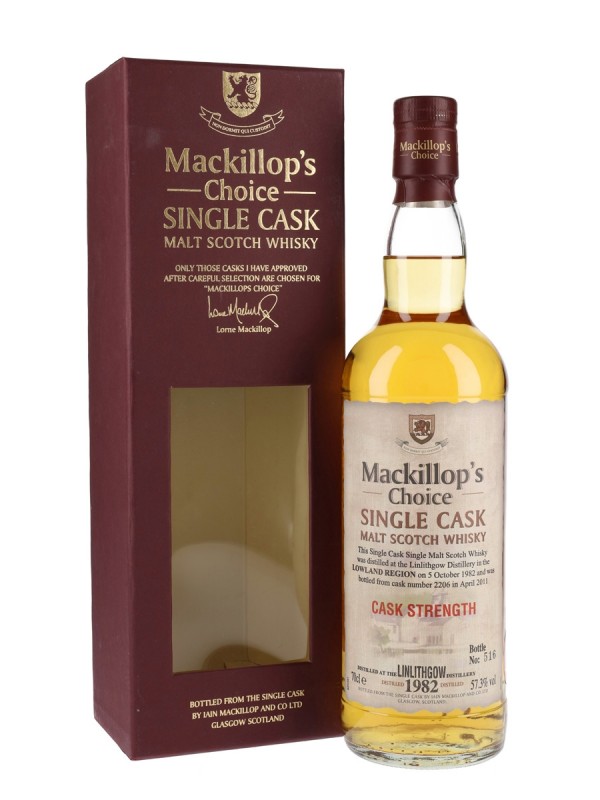 Linlithgow 1982 28 Year Old Cask #2206 Mackillop's