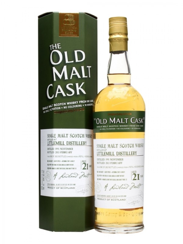 Littlemill 1991 21 Year Old Old Malt Cask #9443 Douglas Laing