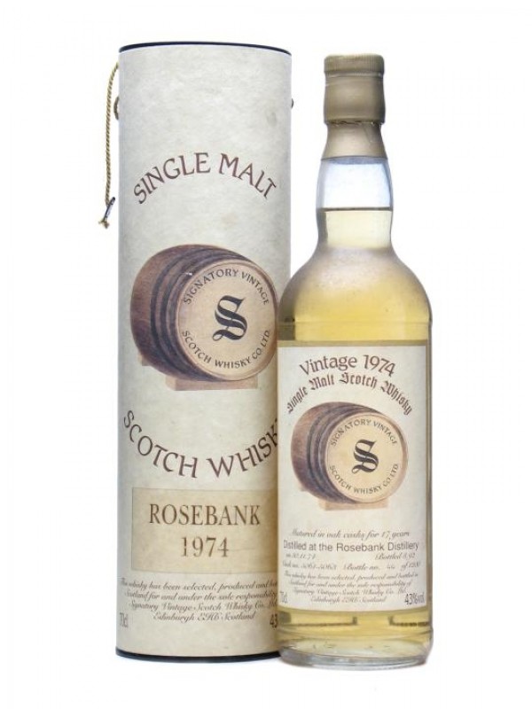 Rosebank 1974 17 Year Old Signatory