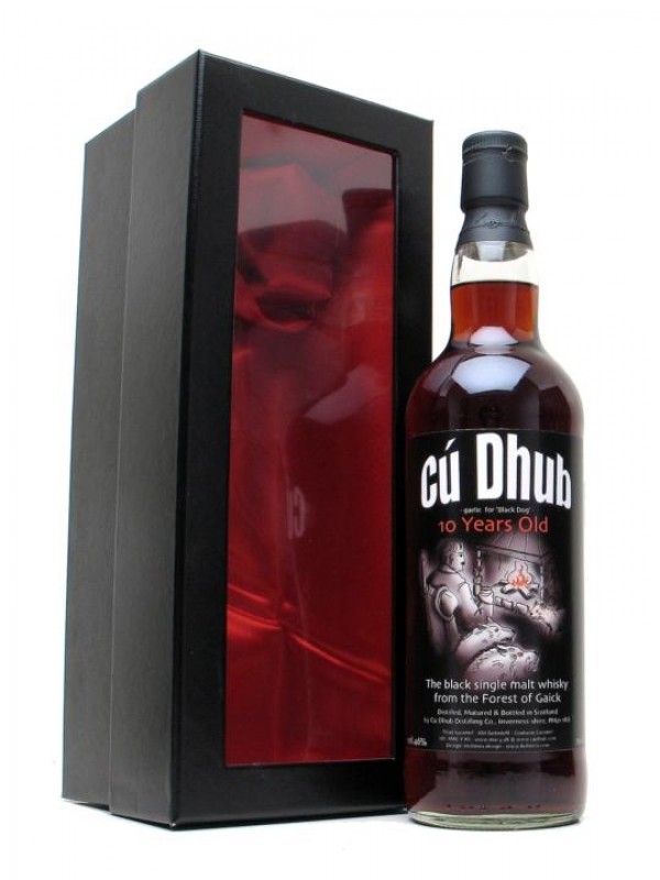 Cu Dhub 10 Year Old Black Whisky