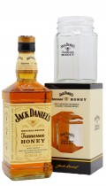 Jack Daniel's Jar Tumbler & Tennessee Honey Whiskey Liqueur